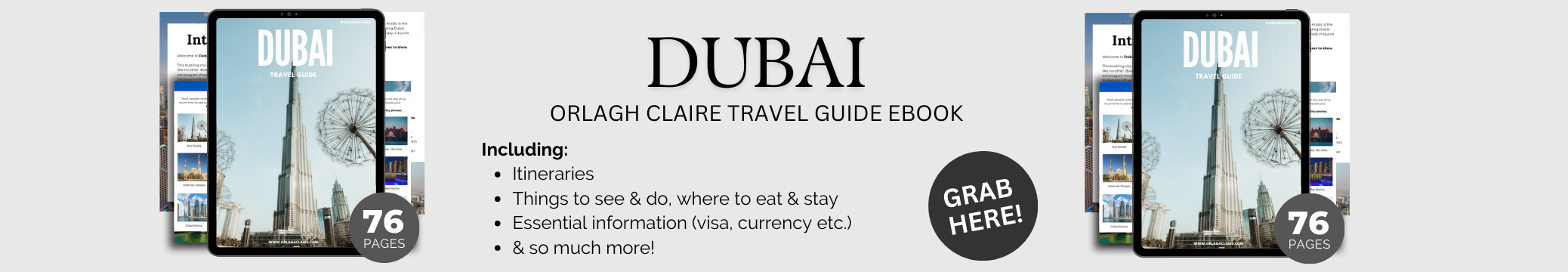 Dubai Travel Guide Orlagh Claire