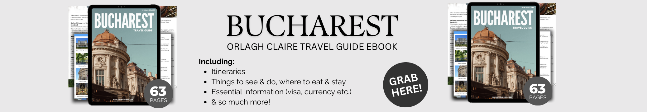 Bucharest Travel Guide Orlagh Claire