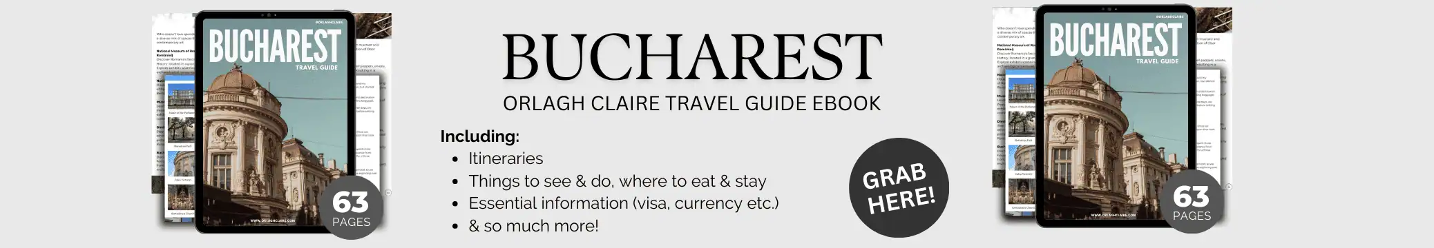 Bucharest Travel Guide Orlagh Claire